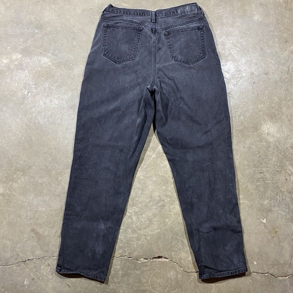 VTG Y2K NY Jeans Black High Rise Slouch Tall Jeans 33x32
